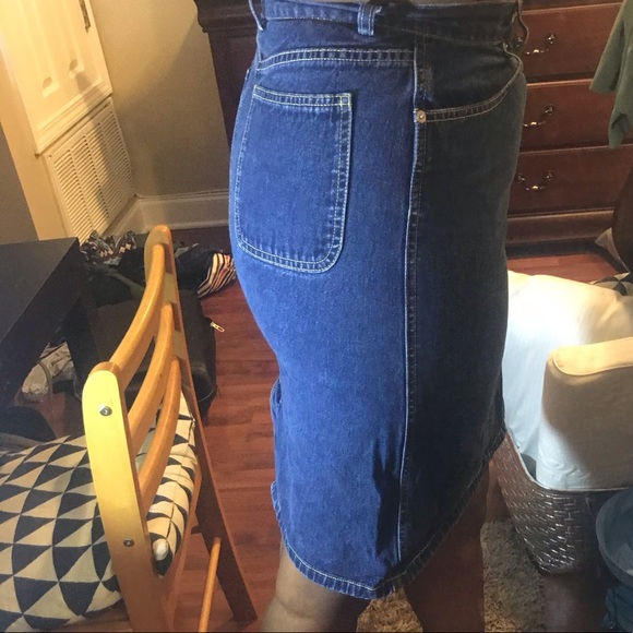 GAP knee length denim pencil skirt - Picture 6 of 6